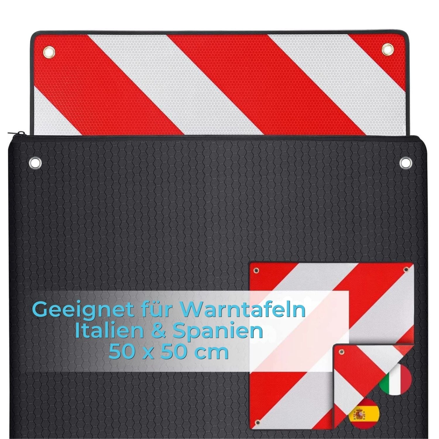 SCHUTZHÜLLE – für Warntafeln IT&ES (53×53 cm)