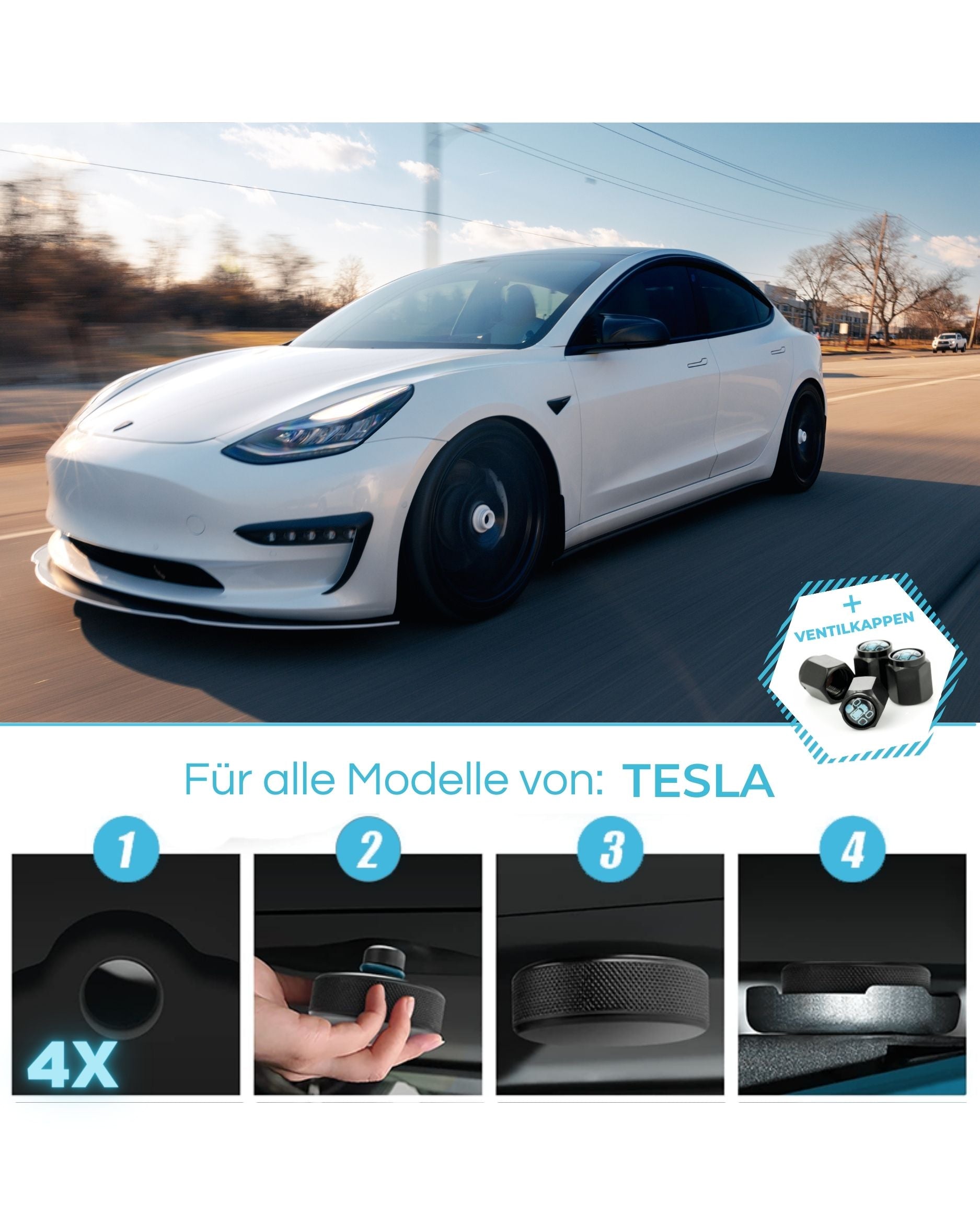 ENRGY PAD - Tesla Wagenheber Gummiauflage